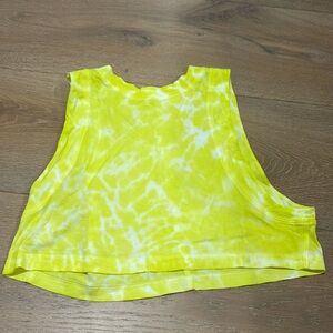 Yellow lululemon tank